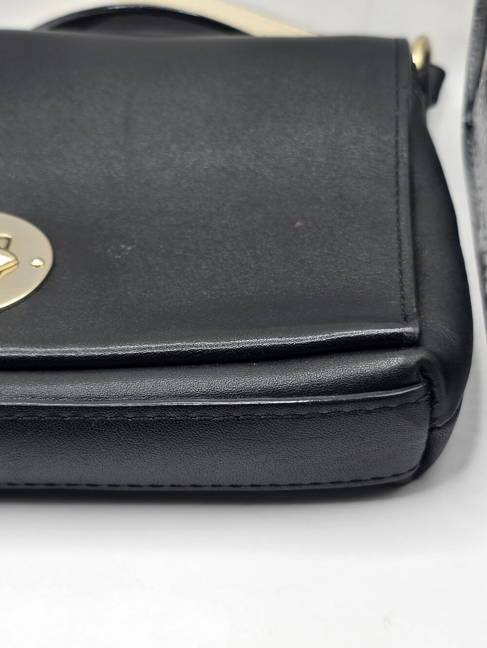 kate spade Black Leather Crossbody Bag with Gold Hardware - Picture 10 of 16